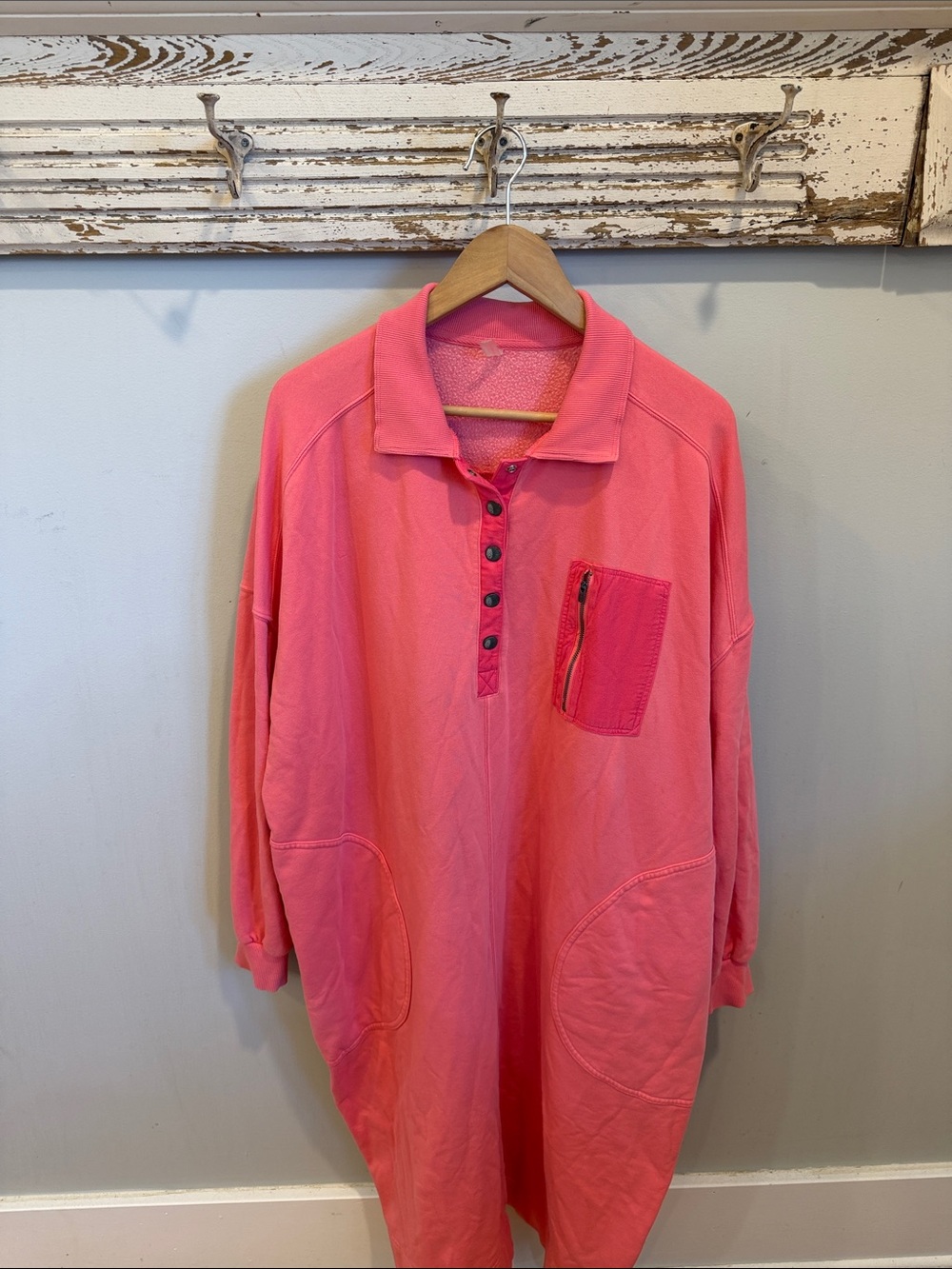 Free People Movement Block Party Sweat Dress Size Small - Picture 3 of 8